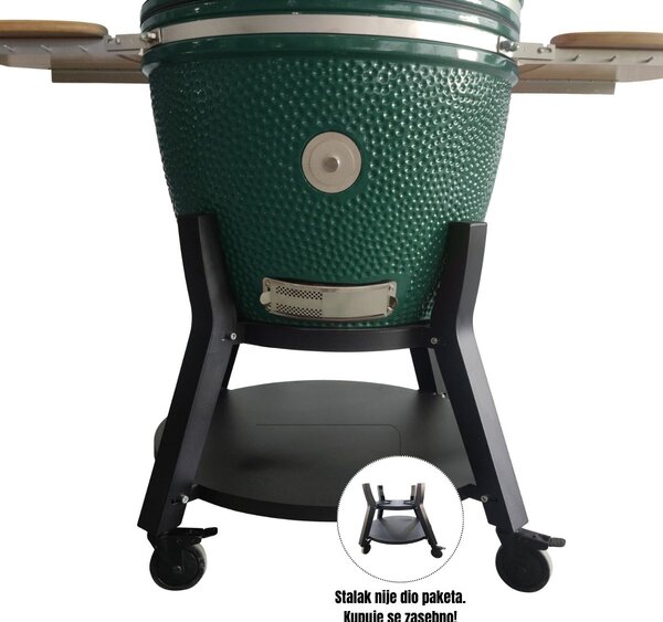 Grill King Kamado EGG PRO ULTRA 29" Series III keramički roštilj s dimilicom + bogata oprema, 74 cm