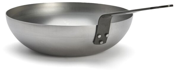 De Buyer Mineral B wok s ravnim dnom