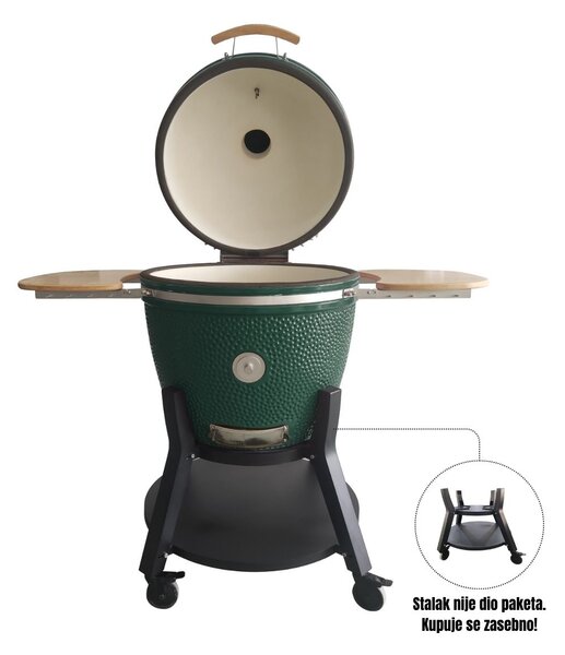 Grill King Kamado EGG PRO ULTRA 29" Series III keramički roštilj s dimilicom + bogata oprema, 74 cm