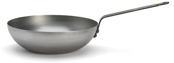 De Buyer Mineral B wok s ravnim dnom