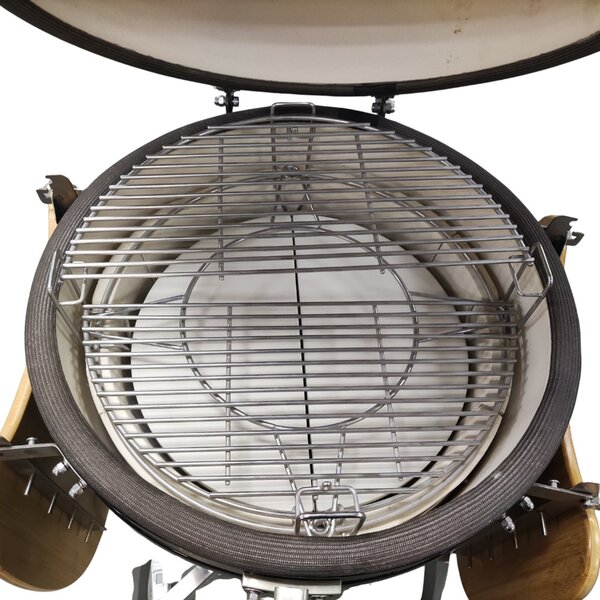 Grill King Kamado EGG PRO MAX 24" Series III keramički roštilj s dimilicom + bogata oprema, 61 cm