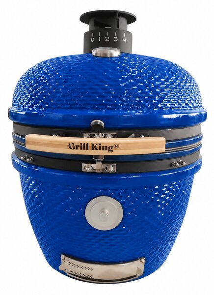Grill King Kamado EGG PRO MAX 24" Series III keramički roštilj s dimilicom + bogata oprema, 61 cm