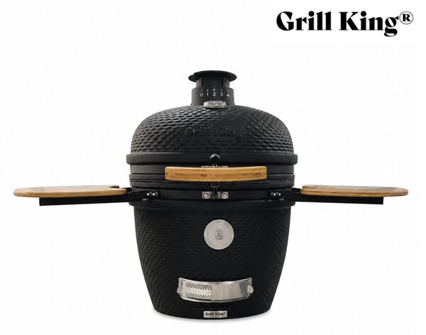Grill King Kamado EGG PRO MAX 24" Series III keramički roštilj s dimilicom + bogata oprema, 61 cm
