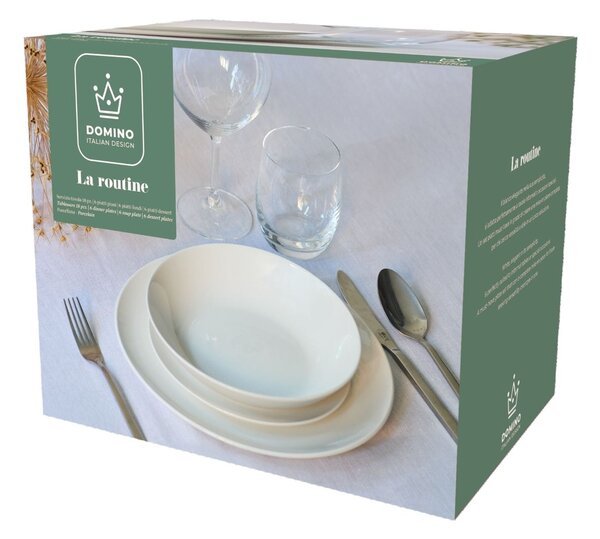 Domino La Routine 18 dijelni set/servis za jelo