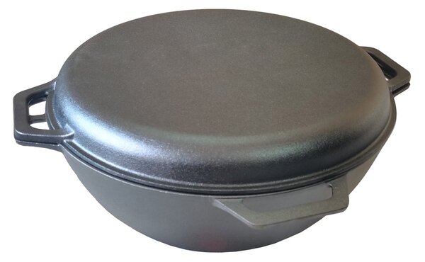 Grill King Outdoor Cast Iron kazan sa stalkom, emajlirani, 41 cm