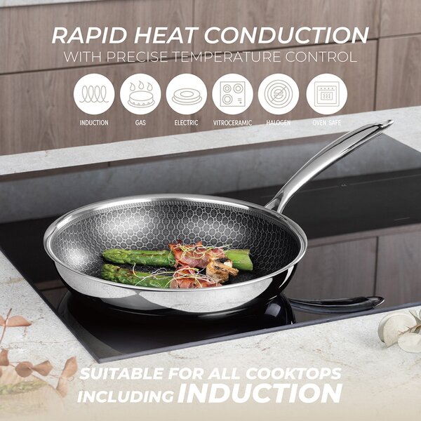 Berlinger Haus Hexagon (3D inox matrica) non-stick 2u1 set tava