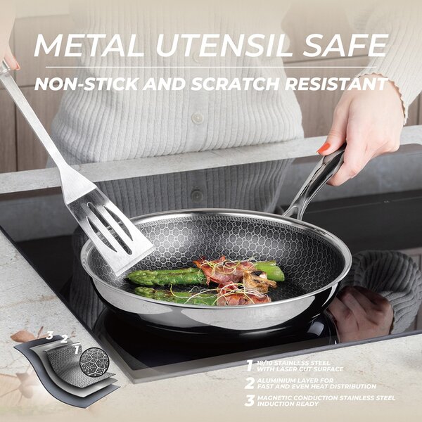 Berlinger Haus Hexagon (3D inox matrica) non-stick 2u1 set tava