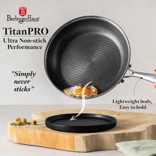 Berlinger Haus Hexagon (3D inox matrica) non-stick 2u1 set tava