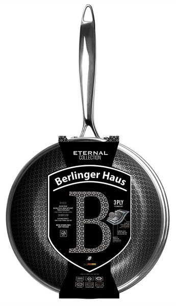 Berlinger Haus Hexagon (3D inox matrica) non-stick tava