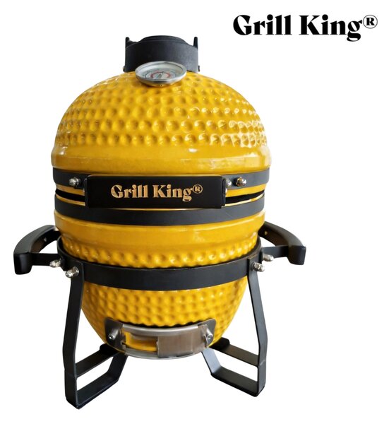 Grill King Kamado PRO JUNIOR 13" prijenosni keramički roštilj, 33 cm