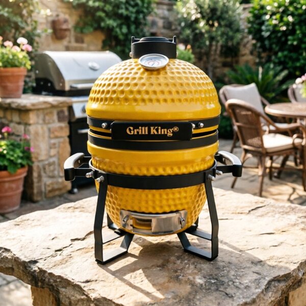 Grill King Kamado PRO JUNIOR 13" prijenosni keramički roštilj, 33 cm