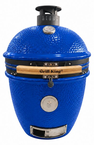 Grill King Kamado EGG PRO MIDI 22" Series III keramički roštilj s dimilicom + bogata oprema, 56 cm