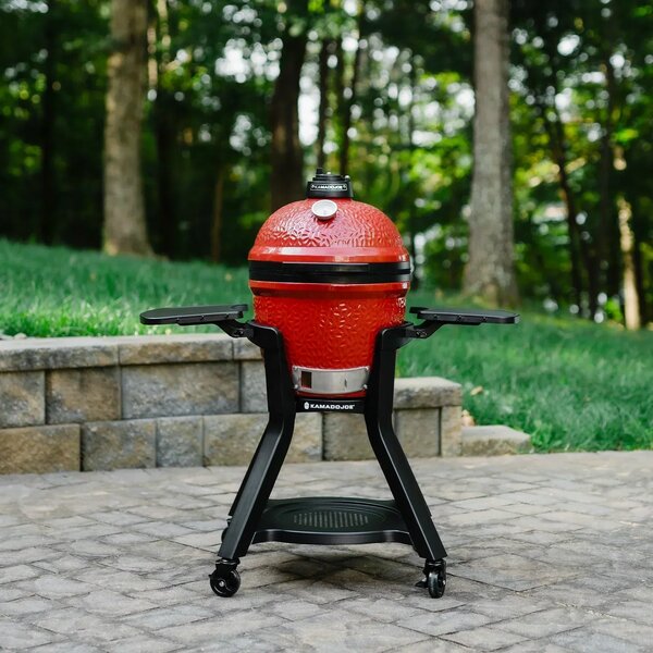 Kamado Joe BUNDLE Joe Jr. keramički roštilj na ugljen, 13,5"/34 cm (postolje + bočne police + pokrivalo)