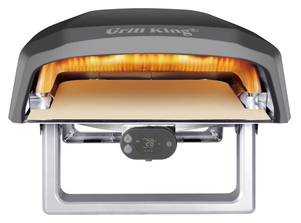 Grill King Pizzaiolo 16" SERIES III klasična plinska pizza pećnica s termometrom + plinski regulator s crijevom