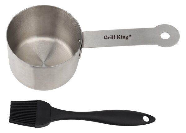 Grill King BBQ Sauce Set posuda i kist za umake