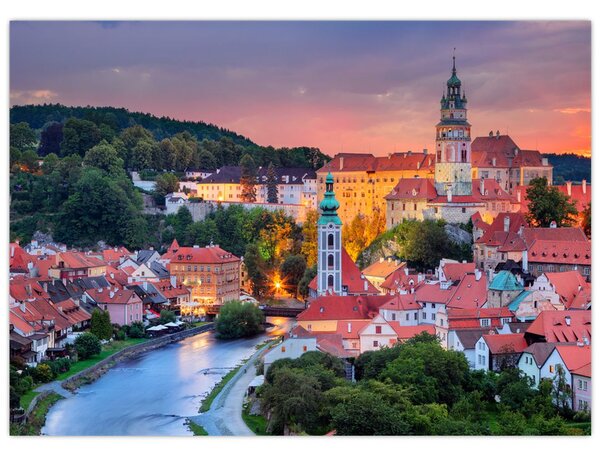 Slika - Český Krumlov (70x50 cm)