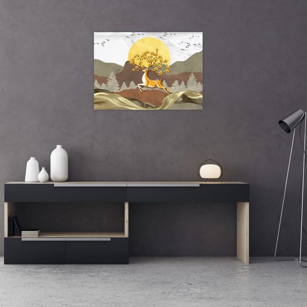 Slika jelena (70x50 cm)