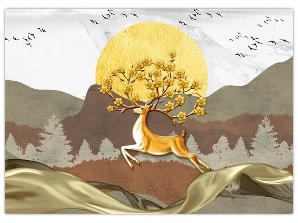 Slika jelena (70x50 cm)