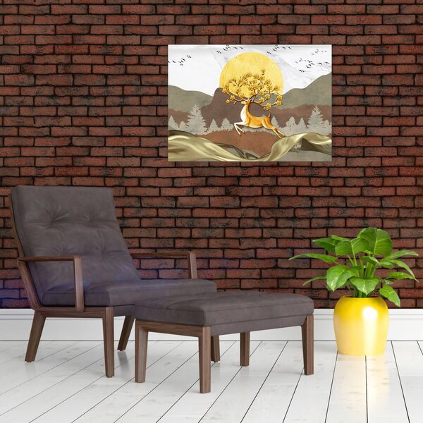 Slika jelena (70x50 cm)