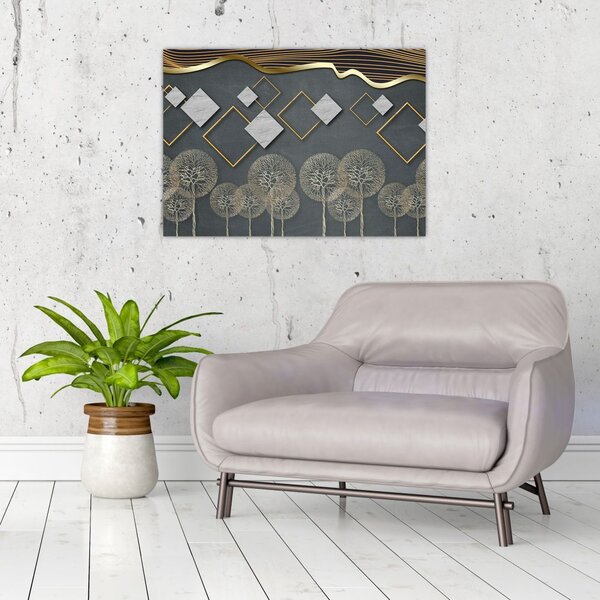 Slika apstrakcije (70x50 cm)