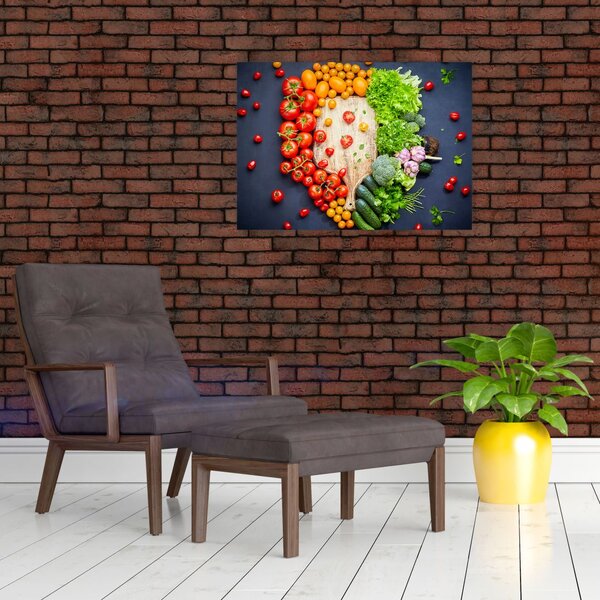 Slika - Stol pun povrća (70x50 cm)