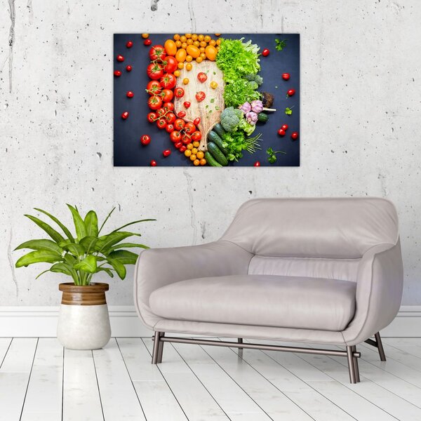 Slika - Stol pun povrća (70x50 cm)