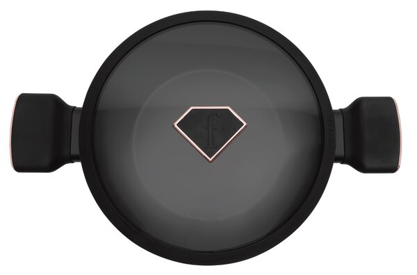 Berlinger Haus Fashion Matte Black Rose Gold non-stick lonac s poklopcem