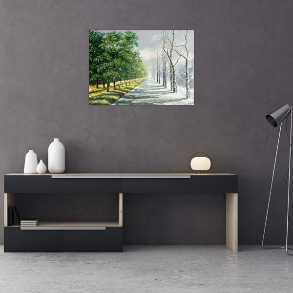 Slika - Zima ili ljeto (70x50 cm)