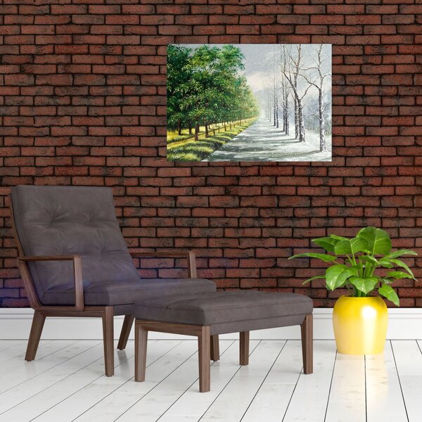 Slika - Zima ili ljeto (70x50 cm)