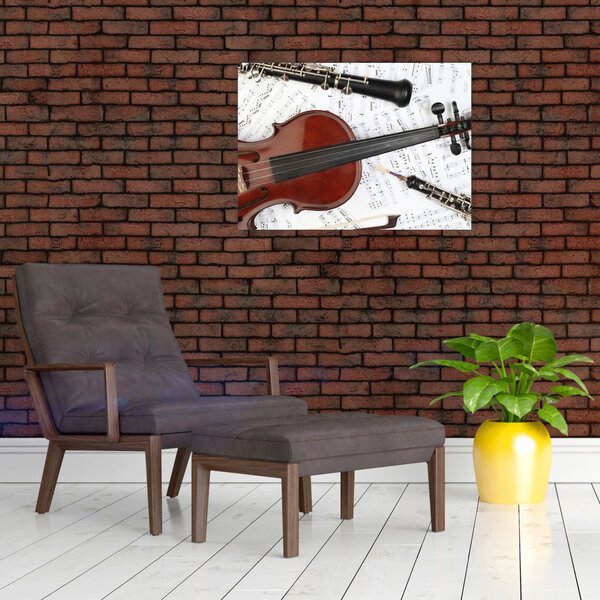 Slika - Glazbeni instrumenti (70x50 cm)