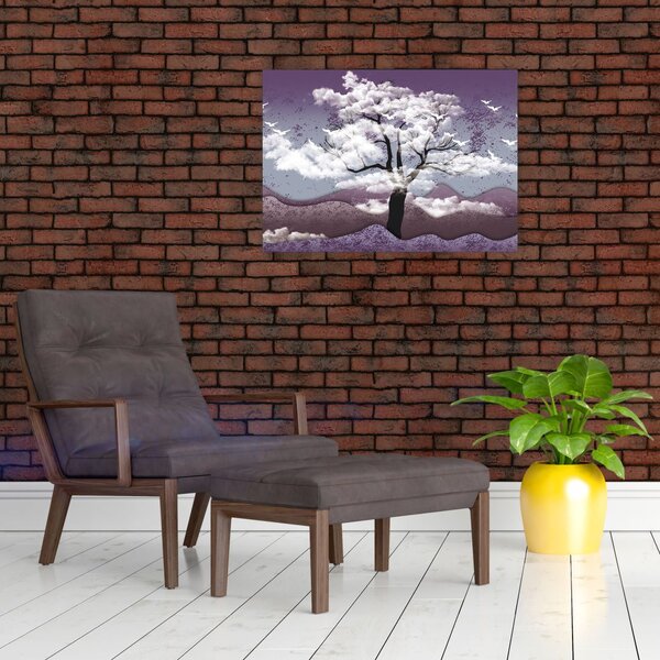 Slika - Stablo u oblacima (70x50 cm)