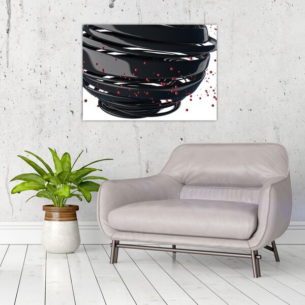 Slika - Apstrakcija zemaljske kugle (70x50 cm)