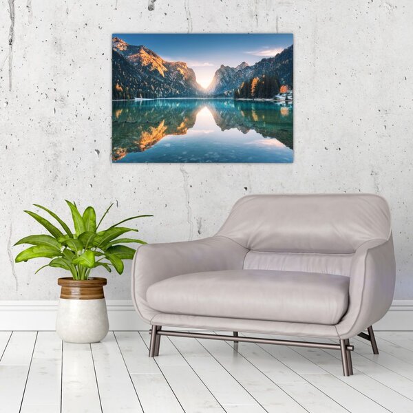 Slika - Gorsko jezero (70x50 cm)