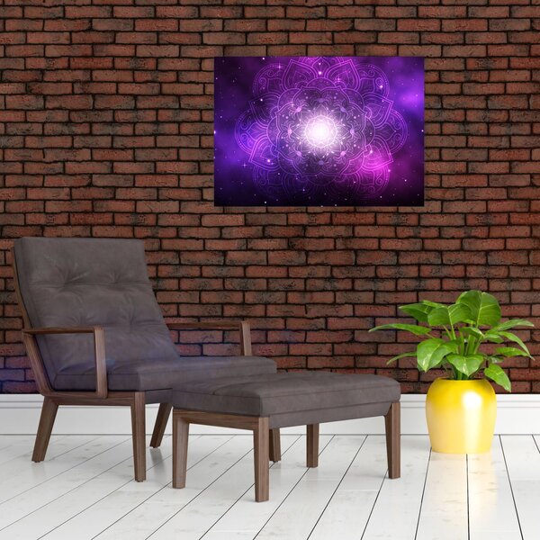 Slika ljubičaste apstrakcije (70x50 cm)
