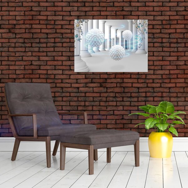 Apstraktna slika u antičkom stilu (70x50 cm)