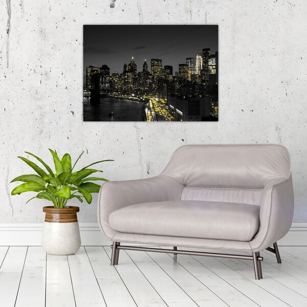 Slika noćne metropole (70x50 cm)