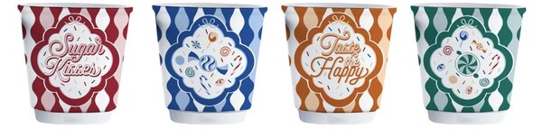 Bialetti Candyland set 4 šalice za espresso, 60 ml