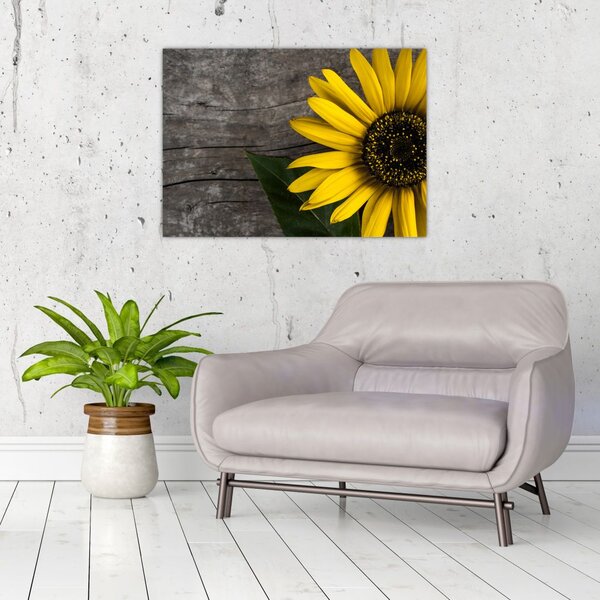 Slika - Cvijet suncokreta (70x50 cm)