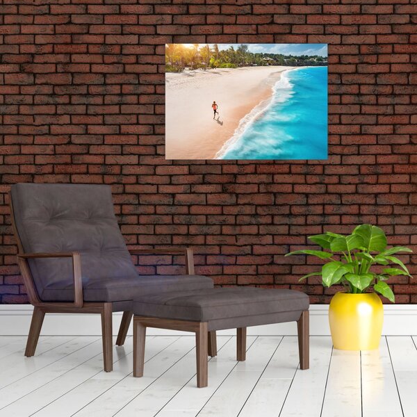 Slikanje - Trčanje na plaži (70x50 cm)