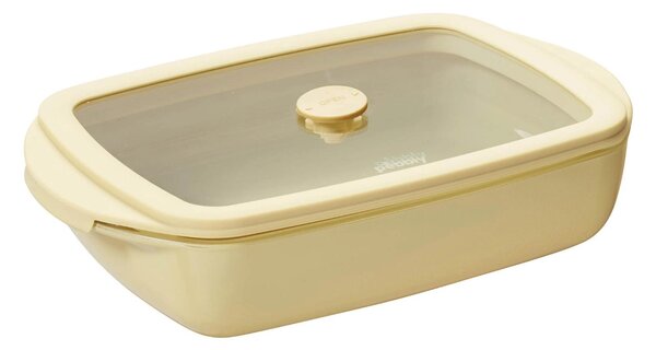 Pebbly Baking Tray stakleni pekač/posuda za spremanje s poklopcem