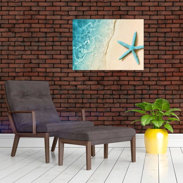 Slika - Morska zvijezda na plaži (70x50 cm)