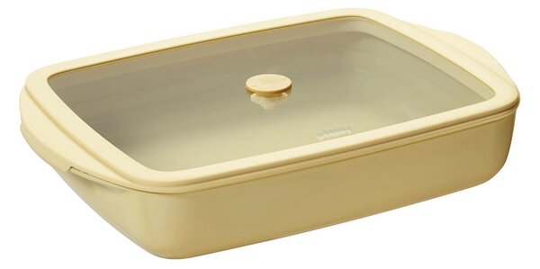Pebbly Baking Tray stakleni pekač/posuda za spremanje s poklopcem