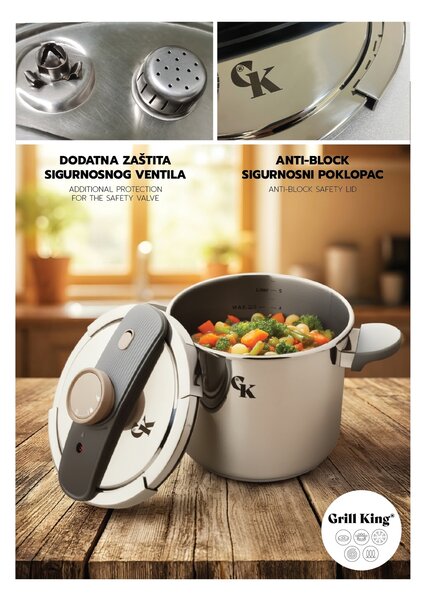 Grill King Pressure Chef PRO express lonac, 7 l