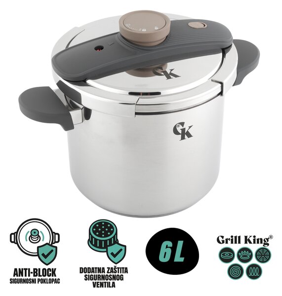 Grill King Pressure Elite PRO L express lonac, 6 l