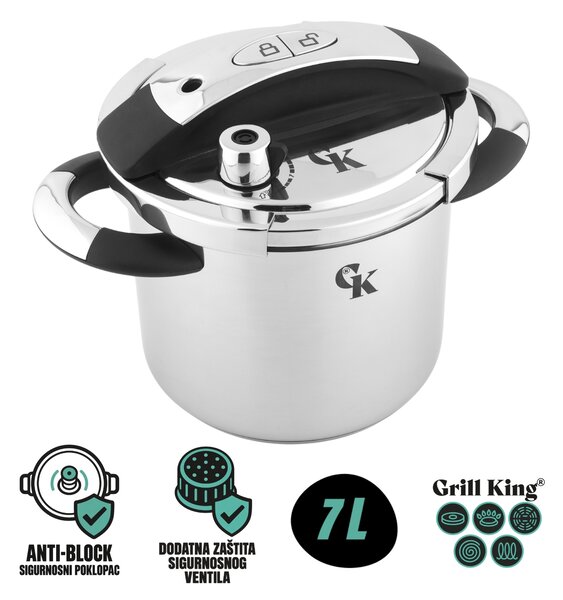 Grill King Pressure Chef PRO express lonac, 7 l