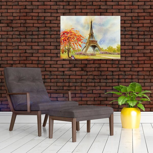 Slikana slika Eiffelovog tornja (70x50 cm)