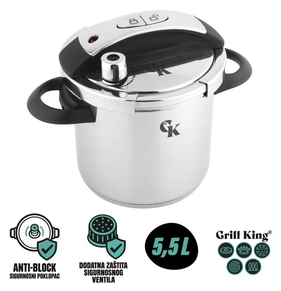 Grill King Pressure Chef PRO express lonac, 5,5 l