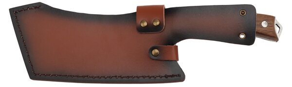 Grill King Outdoor Chopper široki nož za sjeckanje s kožnom futrolom
