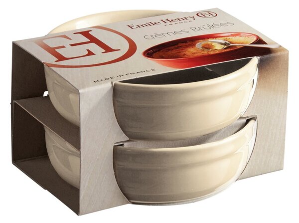 Emile Henry Creme Brulees Ramekins 2u1 set keramičkih posudica