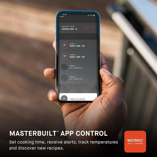 Masterbuilt Gravity Series 800 digitalni roštilj na ugljen, plancha i dimilica